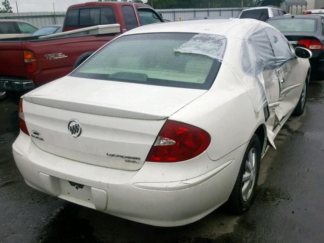 2G4WD582561227212 - 2006 BUICK LACROSSE C WHITE photo 4