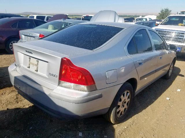 YV1RS61R412040891 - 2001 VOLVO S60 SILVER photo 4