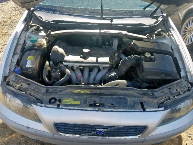 YV1RS61R412040891 - 2001 VOLVO S60 SILVER photo 7