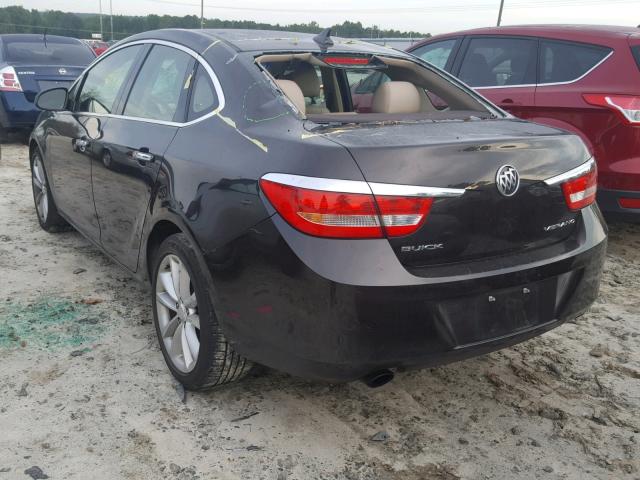 1G4PP5SK4C4191579 - 2012 BUICK VERANO BROWN photo 3