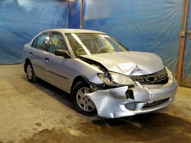 1HGES16314L004815 - 2004 HONDA CIVIC DX V SILVER photo 1