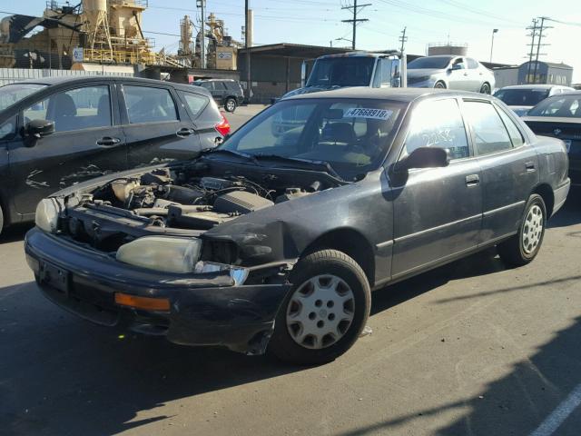 4T1BG12K2TU707358 - 1996 TOYOTA CAMRY DX BLACK photo 2