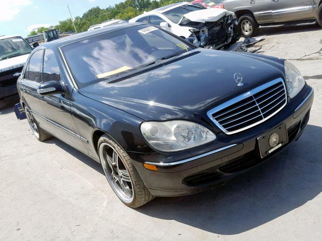 WDBNG75J84A428618 - 2004 MERCEDES-BENZ S 500 BLACK photo 1