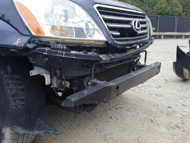 JTJBT20X340039158 - 2004 LEXUS GX 470 BLUE photo 9