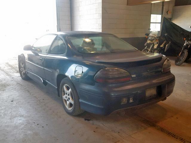 1G2WP12K7VF291082 - 1997 PONTIAC GRAND PRIX GREEN photo 3
