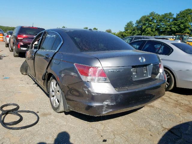 JHMCP26878C026265 - 2008 HONDA ACCORD EXL GRAY photo 3