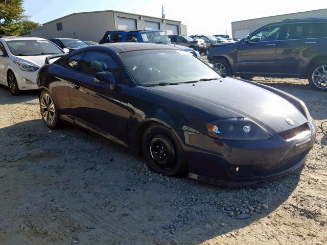 KMHHN65F16U199271 - 2006 HYUNDAI TIBURON GT BLUE photo 1