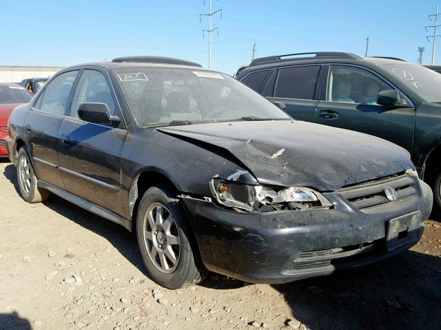 1HGCG56762A168573 - 2002 HONDA ACCORD SE BLACK photo 1