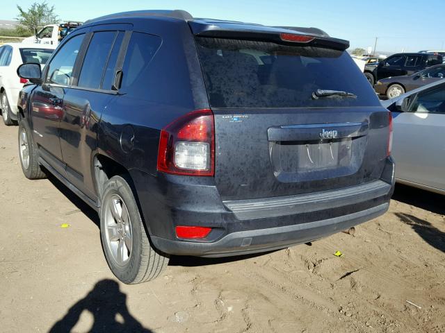 1C4NJCBA4ED777677 - 2014 JEEP COMPASS SP BLUE photo 3