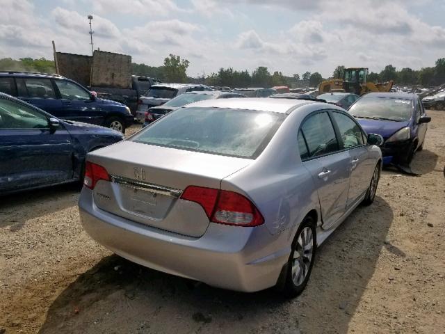 19XFA1F93AE040603 - 2010 HONDA CIVIC EXL 银色 照片 4