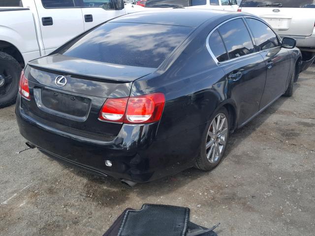 JTHBH96S765042545 - 2006 LEXUS GS GENERAT BLACK photo 4