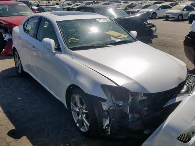 JTHBE262895023135 - 2009 LEXUS IS 350 WHITE photo 1