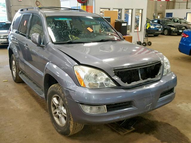 JTJBT20X830006445 - 2003 LEXUS GX 470 GRAY photo 1