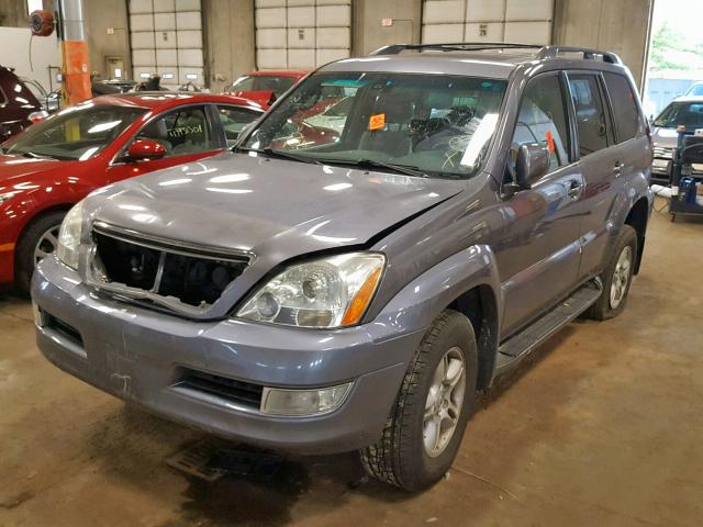 JTJBT20X830006445 - 2003 LEXUS GX 470 GRAY photo 2