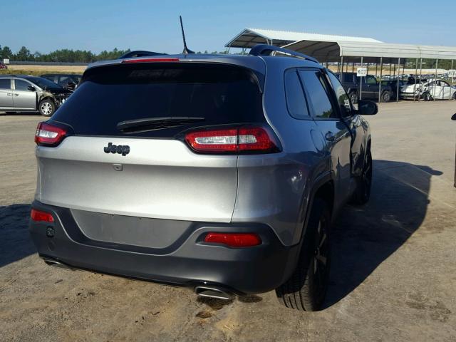 1C4PJLCS7GW126759 - 2016 JEEP CHEROKEE L GRAY photo 4