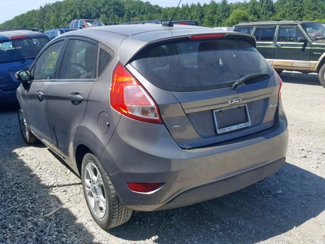 3FADP4EJ9EM117656 - 2014 FORD FIESTA SE GRAY photo 3