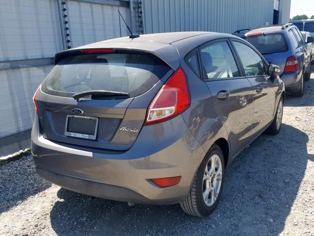 3FADP4EJ9EM117656 - 2014 FORD FIESTA SE GRAY photo 4