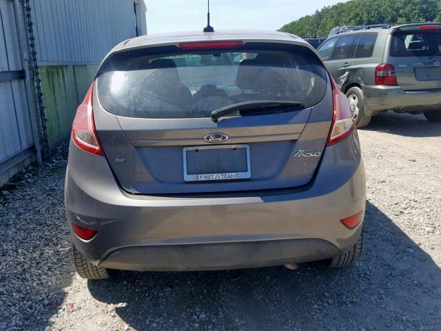 3FADP4EJ9EM117656 - 2014 FORD FIESTA SE GRAY photo 9