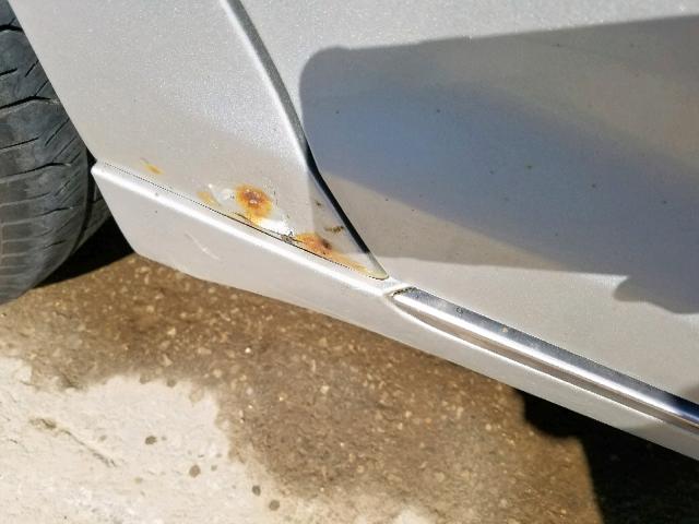 1G1ZE5E79BF129858 - 2011 CHEVROLET MALIBU LTZ ვერცხლისფერი ფოტო 9