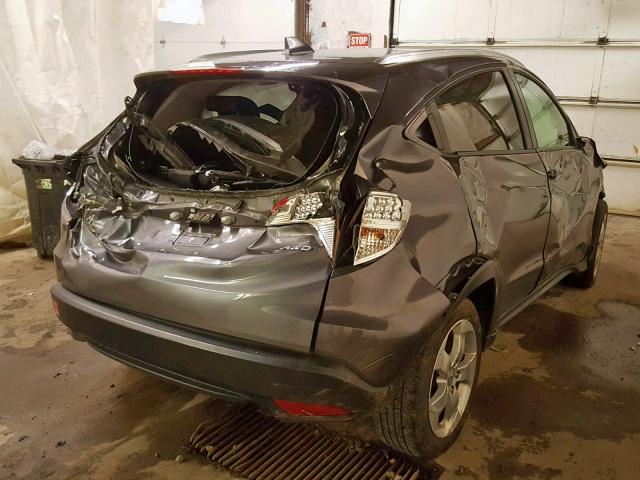 3CZRU6H71GM756356 - 2016 HONDA HR-V EXL GRAY photo 4