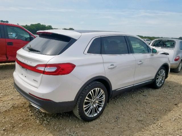 2LMPJ6LRXJBL12769 - 2018 LINCOLN MKX RESERV WHITE photo 4