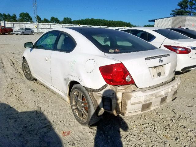 JTKDE167870155914 - 2007 TOYOTA SCION TC WHITE photo 3