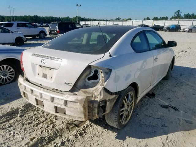 JTKDE167870155914 - 2007 TOYOTA SCION TC WHITE photo 4
