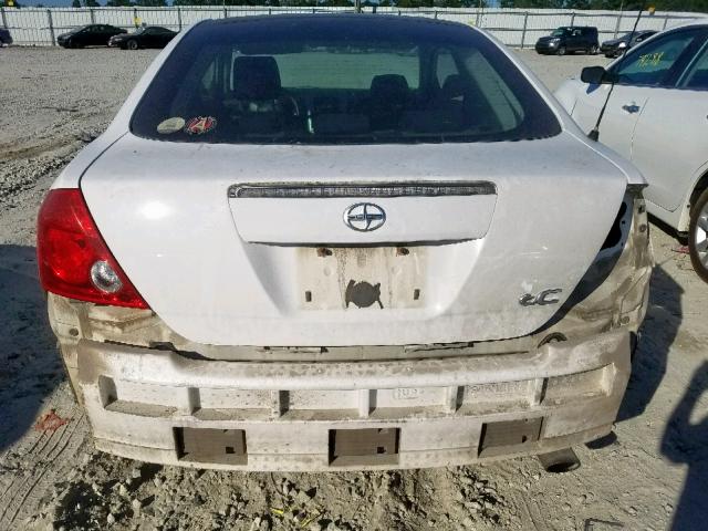 JTKDE167870155914 - 2007 TOYOTA SCION TC WHITE photo 9