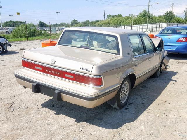 1B3XC56R9ND771311 - 1992 DODGE DYNASTY LE WHITE photo 4