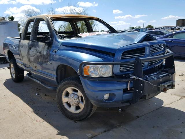 3D7KU28C74G119212 - 2004 DODGE RAM 2500 S BLUE photo 1