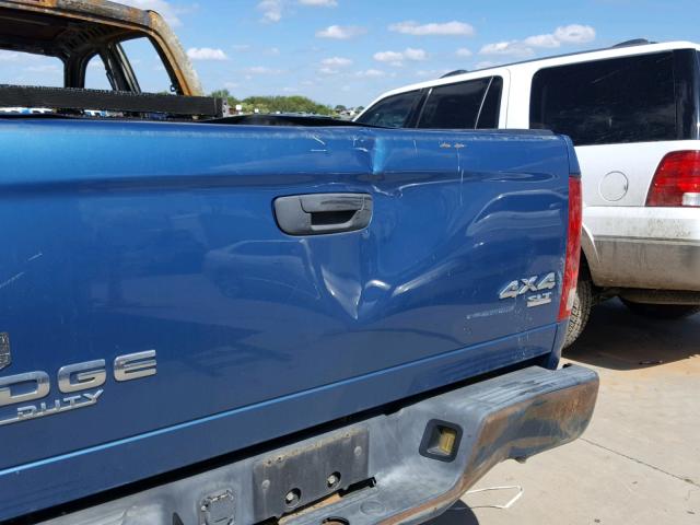 3D7KU28C74G119212 - 2004 DODGE RAM 2500 S BLUE photo 10