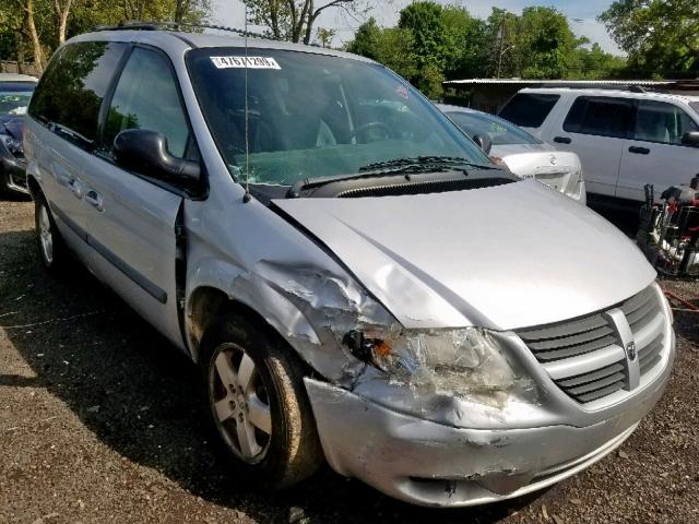 1D4GP25R46B705753 - 2006 DODGE CARAVAN SE SILVER photo 1