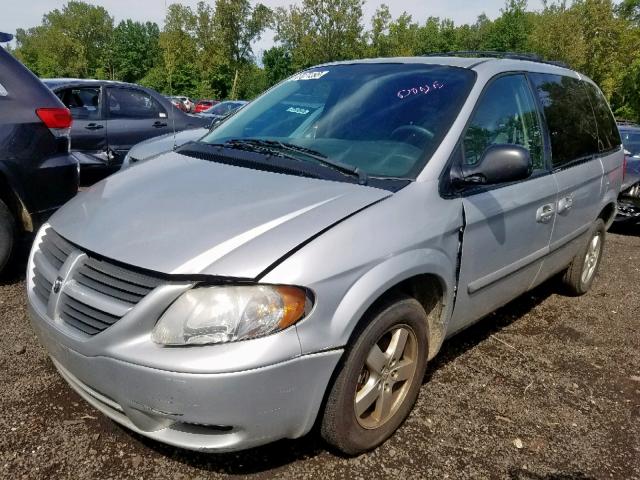 1D4GP25R46B705753 - 2006 DODGE CARAVAN SE SILVER photo 2