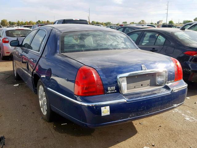 2LNBL8CV1BX764283 - 2011 LINCOLN TOWN CAR S BLUE photo 3