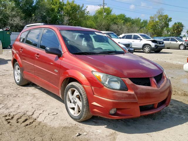 5Y2SL62874Z444015 - 2004 PONTIAC VIBE RED photo 1