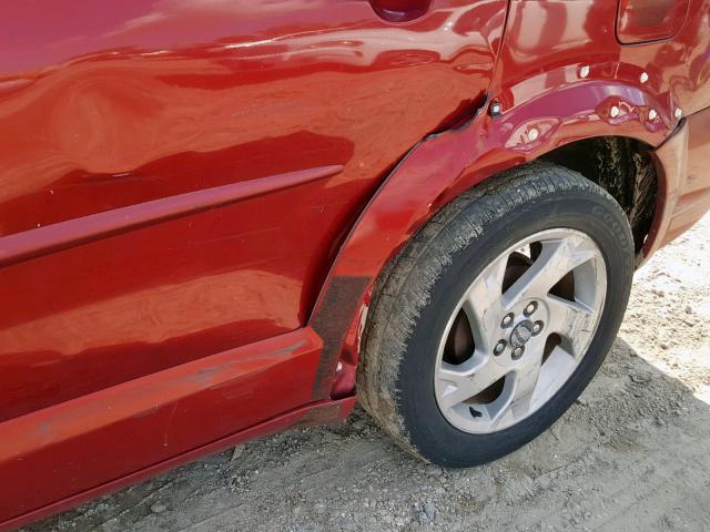 5Y2SL62874Z444015 - 2004 PONTIAC VIBE RED photo 9