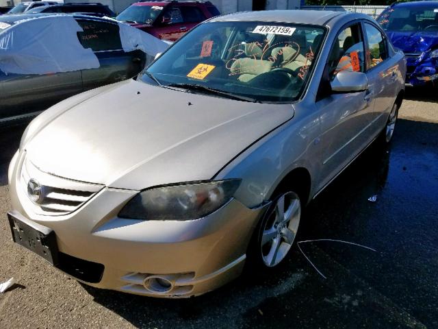 JM1BK32F761497380 - 2006 MAZDA 3 I GOLD photo 2