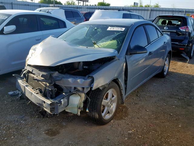 1G2ZF58B674226348 - 2007 PONTIAC G6 VALUE L BLUE photo 2