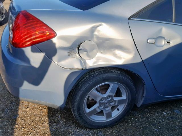 1G2ZF58B674226348 - 2007 PONTIAC G6 VALUE L BLUE photo 9