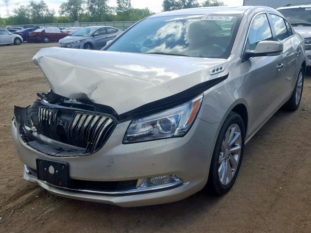 1G4GB5G37FF212773 - 2015 BUICK LACROSSE TAN photo 2