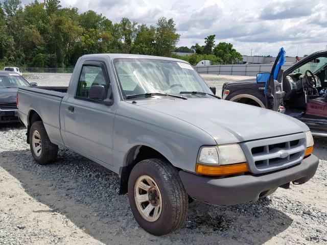 1FTYR10C2YTA86608 - 2000 FORD RANGER SILVER photo 1