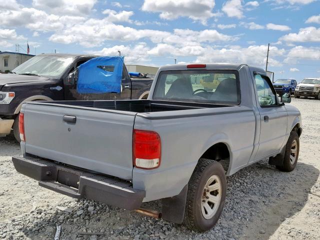 1FTYR10C2YTA86608 - 2000 FORD RANGER SILVER photo 4