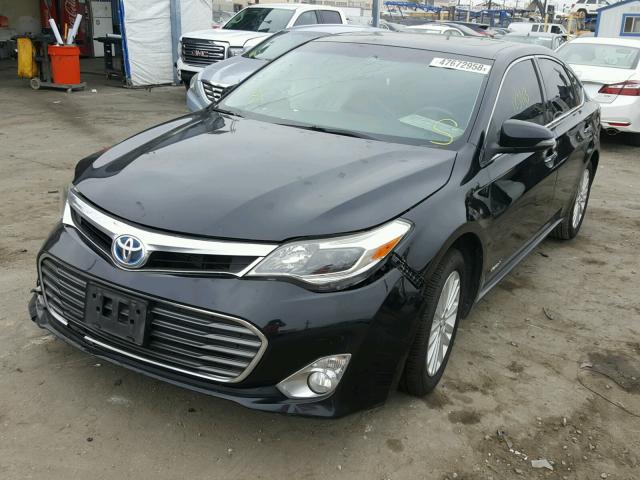 4T1BD1EB0FU040251 - 2015 TOYOTA AVALON HYB BLACK photo 2