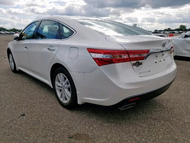 4T1BK1EB6EU093525 - 2014 TOYOTA AVALON BAS WHITE photo 3