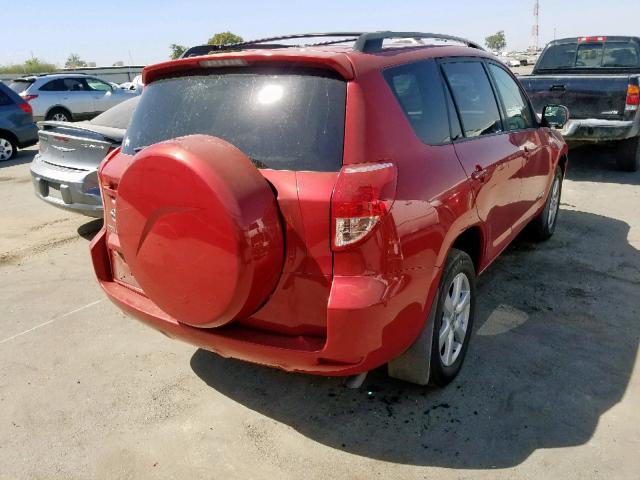 JTMZK34V975010564 - 2007 TOYOTA RAV4 LIMIT RED photo 4