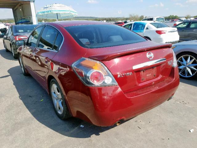 1N4BL21E57C203891 - 2007 NISSAN ALTIMA 3.5 BURGUNDY photo 3