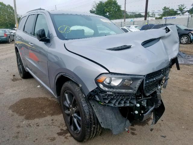 1C4RDJDGXJC486518 - 2018 DODGE DURANGO GT SILVER photo 1