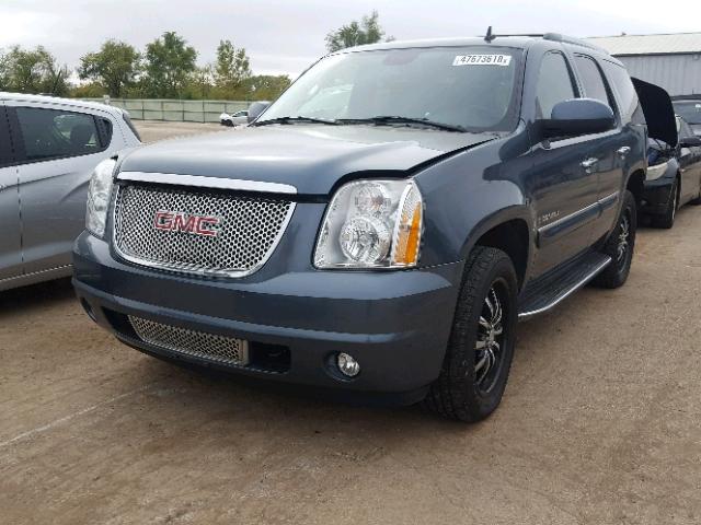 1GKFK63817J200581 - 2007 GMC YUKON DENA BLUE photo 2