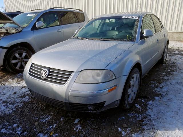 WVWAE63B45P028453 - 2005 VOLKSWAGEN PASSAT GLS SILVER photo 2