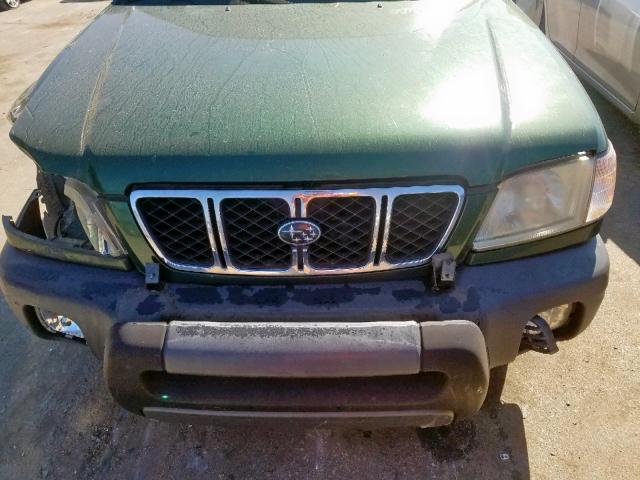 JF1SF63532H757292 - 2002 SUBARU FORESTER L GREEN photo 7